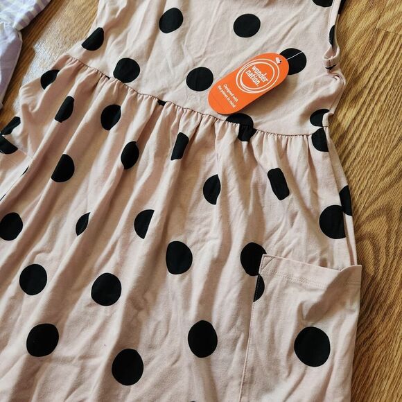 Girls Summer Dress Lot Wonder Nation (New), Cat & Jack Medium 8 Pullover Pockets - Picture 5 of 7
